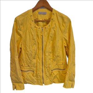 Laura Ashley Women's Yellow Utility Jacket